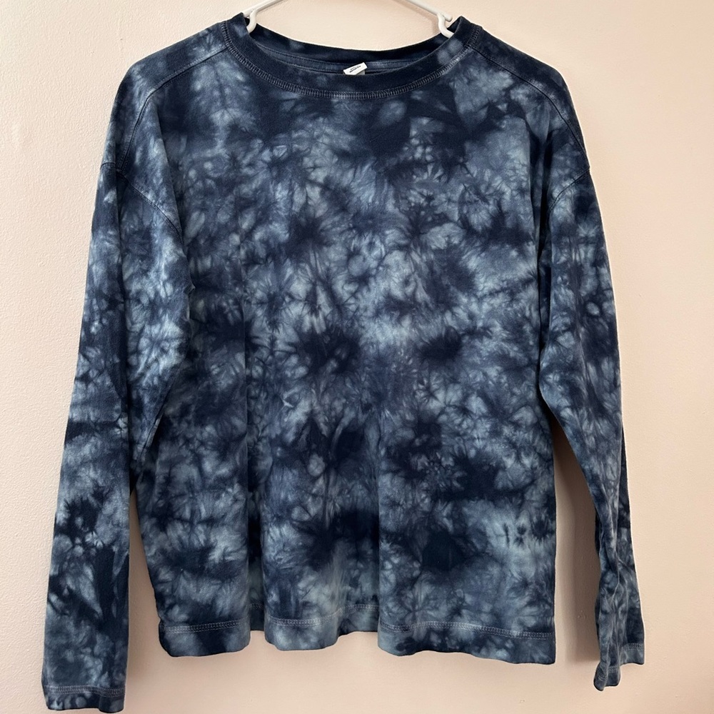 Blue Tie-dye Long Sleeve 🐬